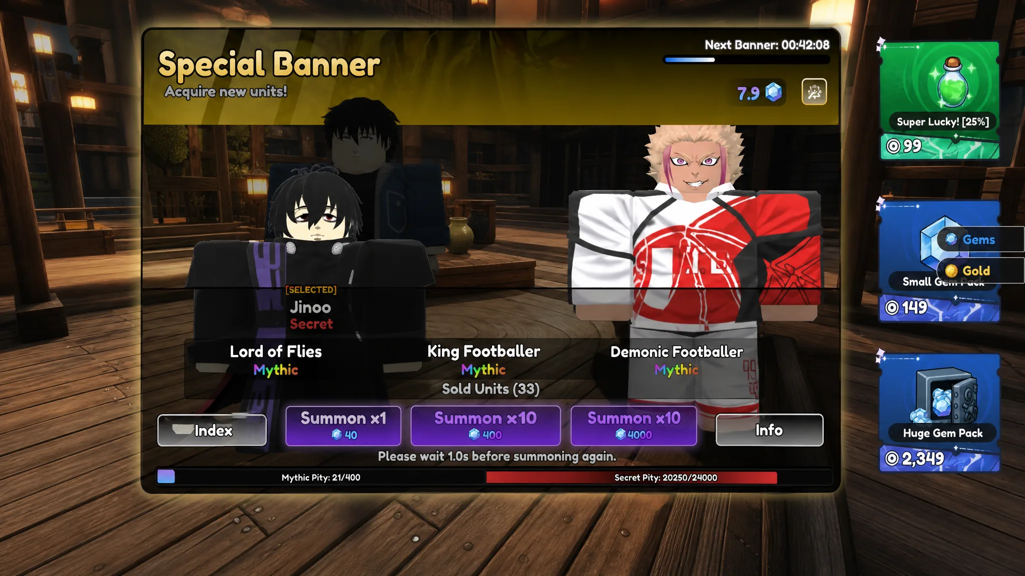 King Footballer in the Special Banner