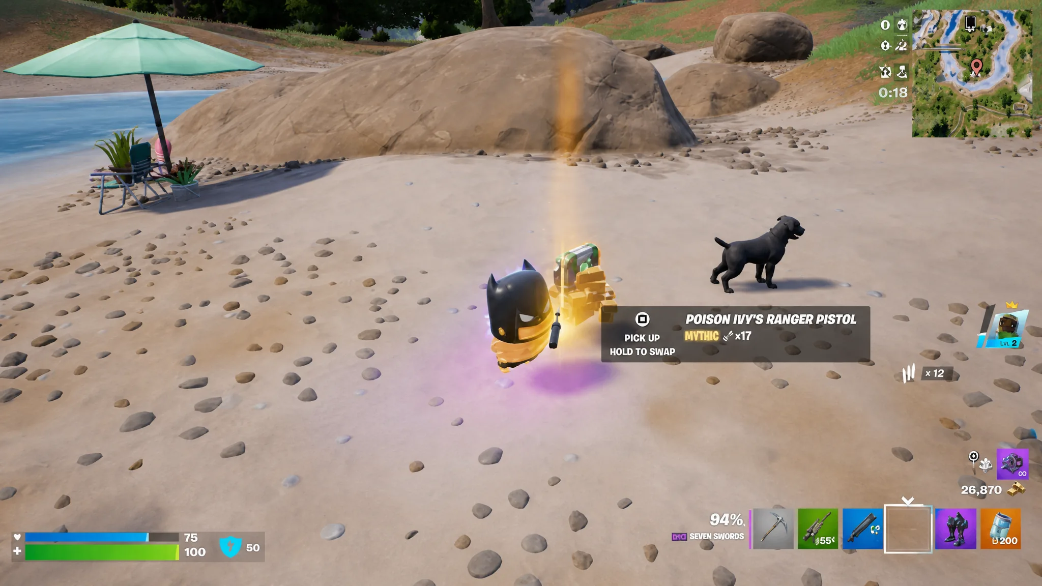 Rewards Dropped By Poison Ivy in Fortnite