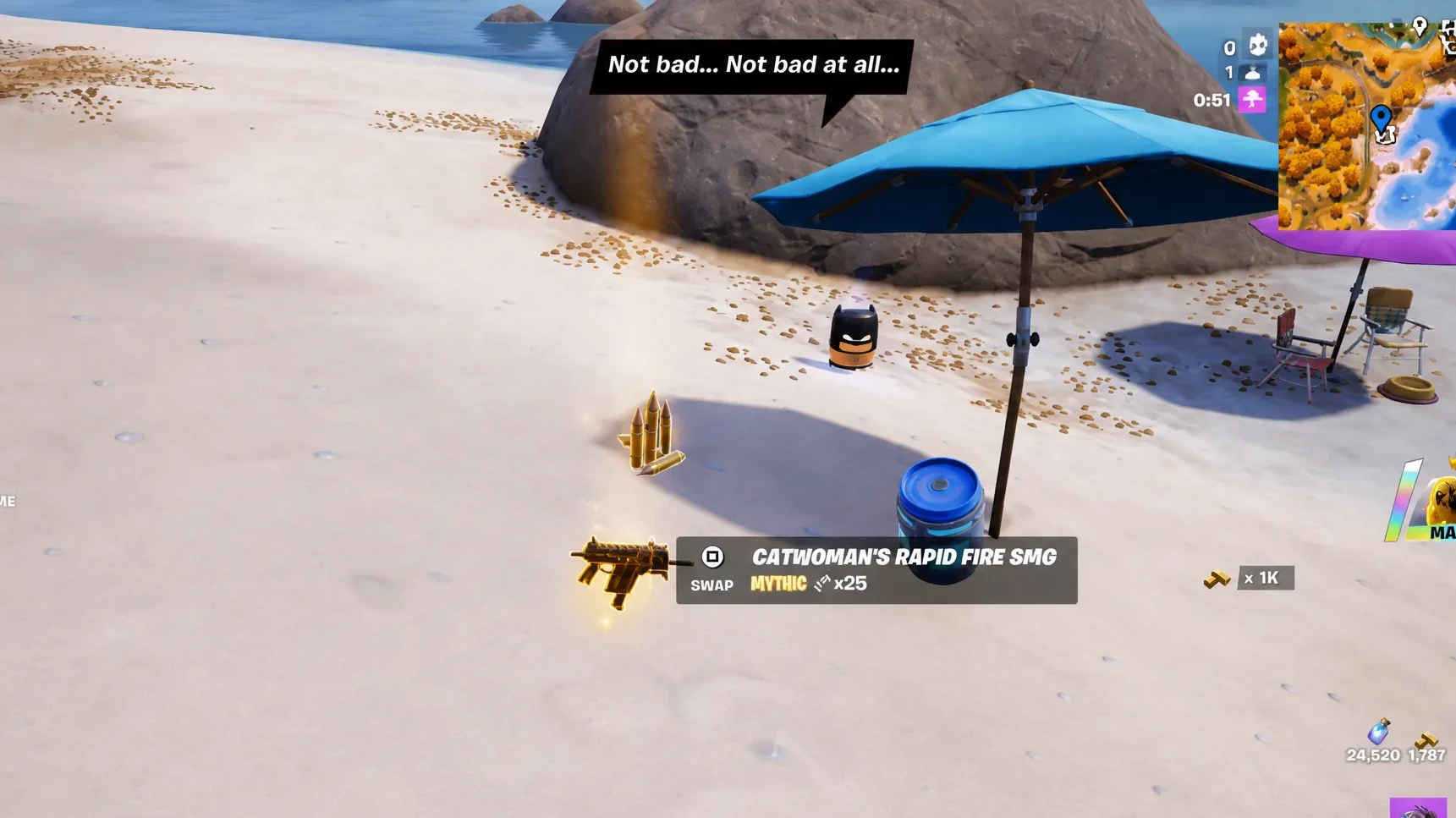 Rewards Dropped By Catwoman in Fortnite