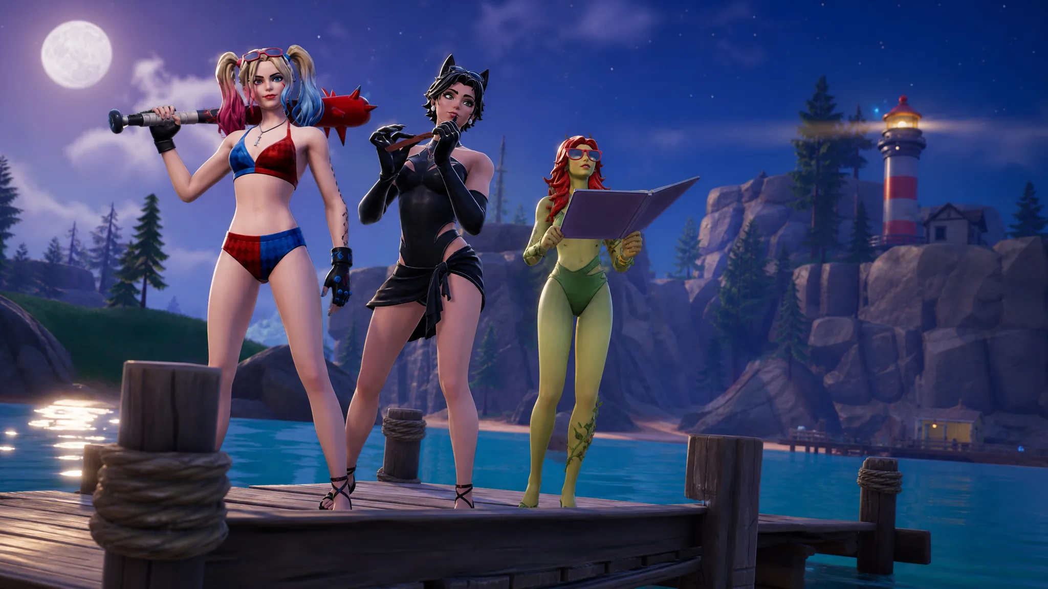 Fortnite DC Boss Locations: Where to Duel Catwoman, Harley Quinn and Poison Ivy