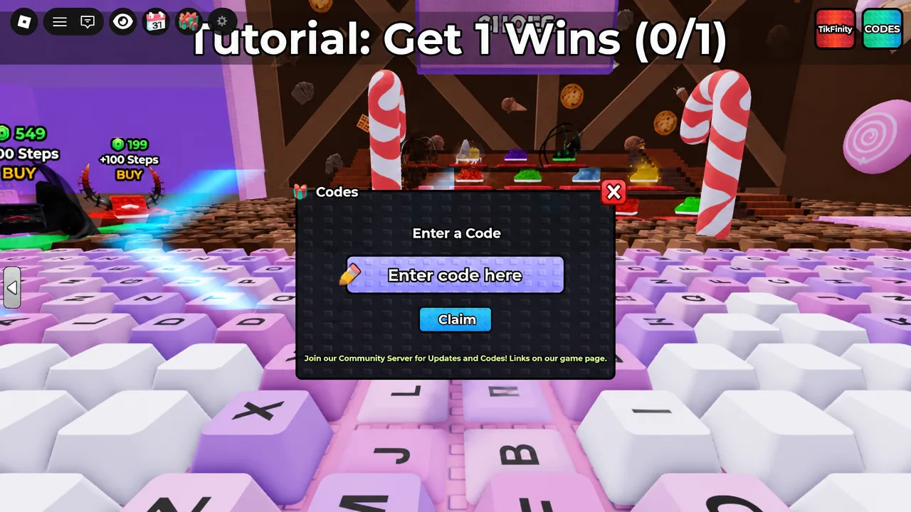 +1 Backflip Keyboard Escape the codes tab