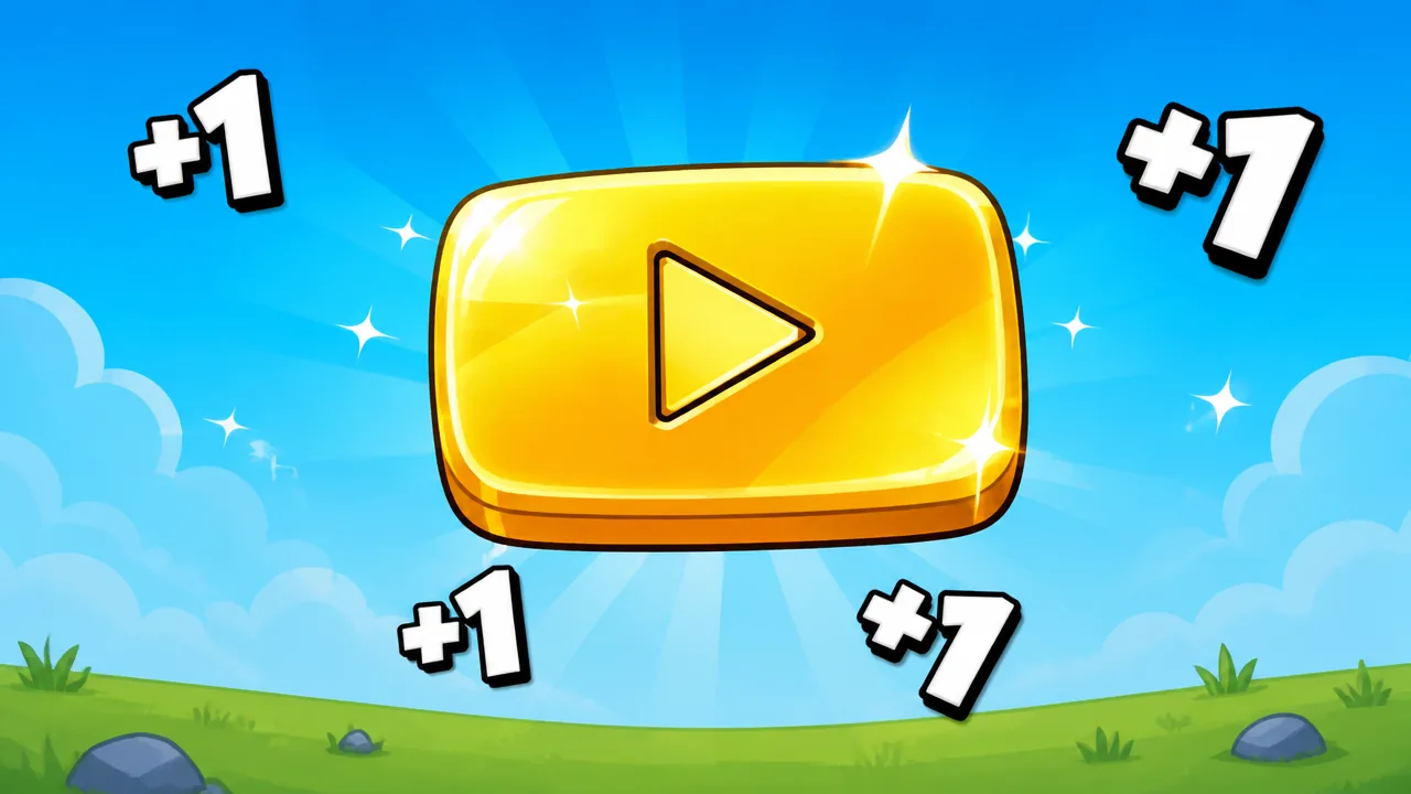 +1 Fan per Step YouTube channel icon linked to the game's video updates