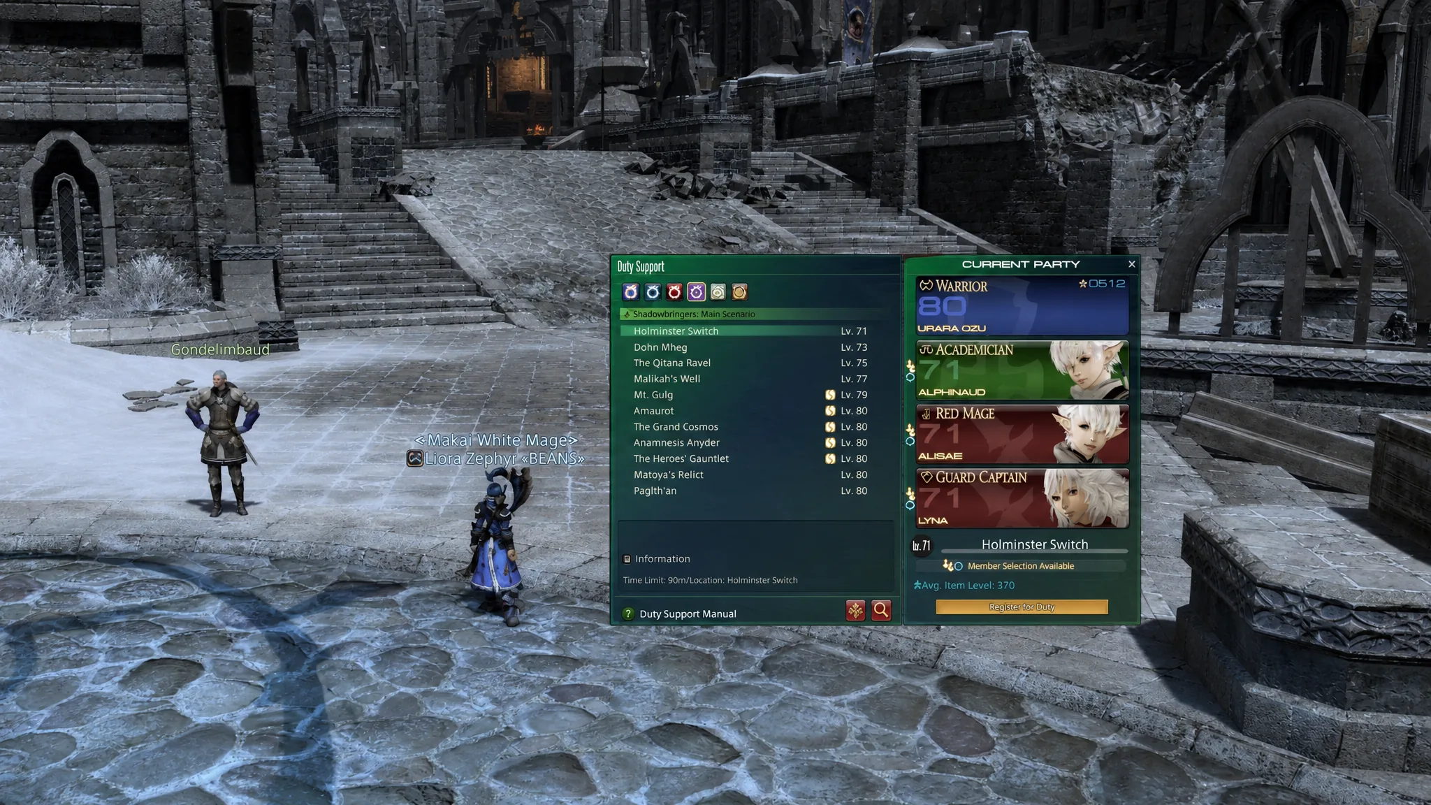 Melding Materia into gear in Final Fantasy XIV