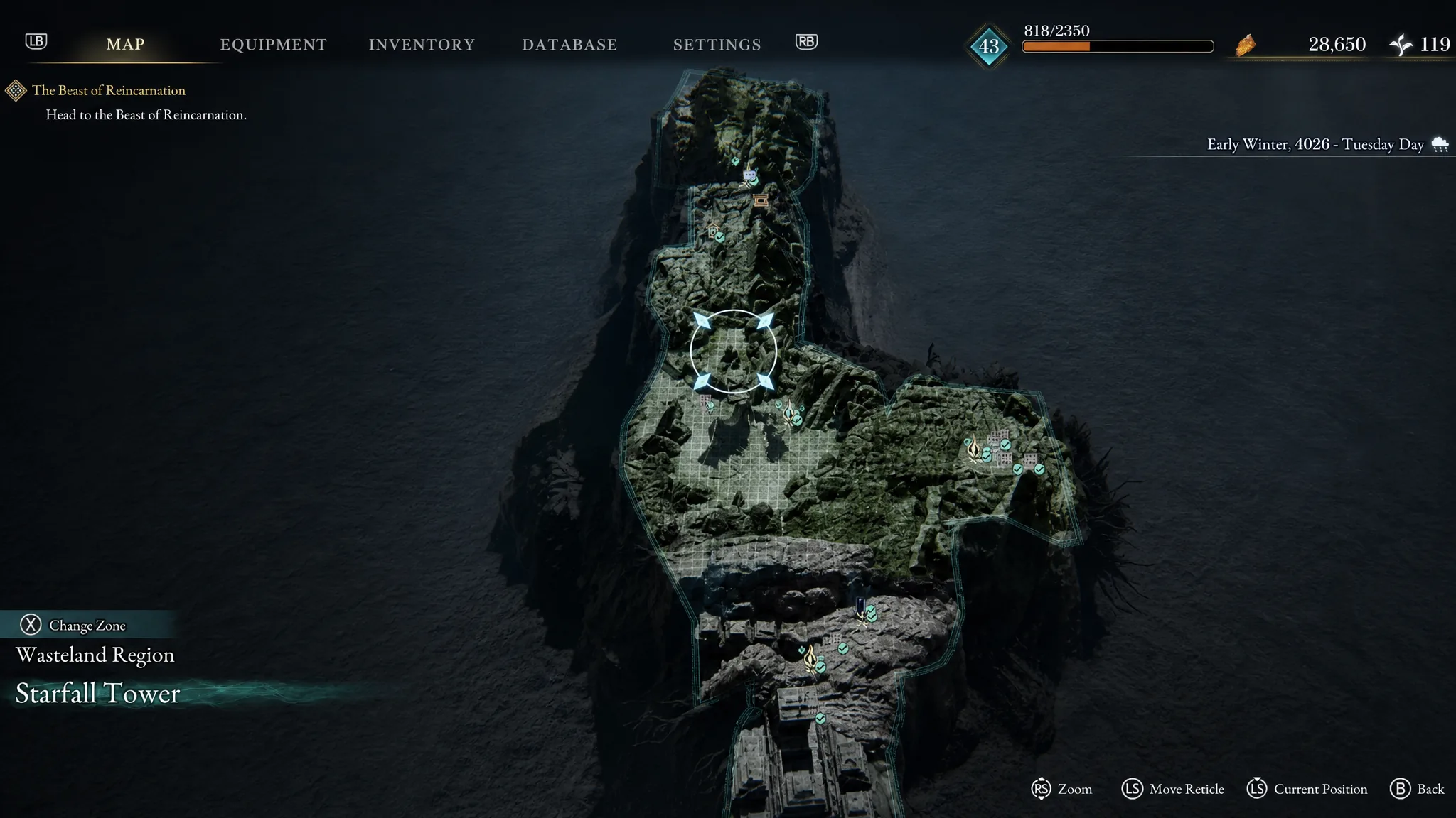 Giant Tree Zone shrine near the Ruined Tower