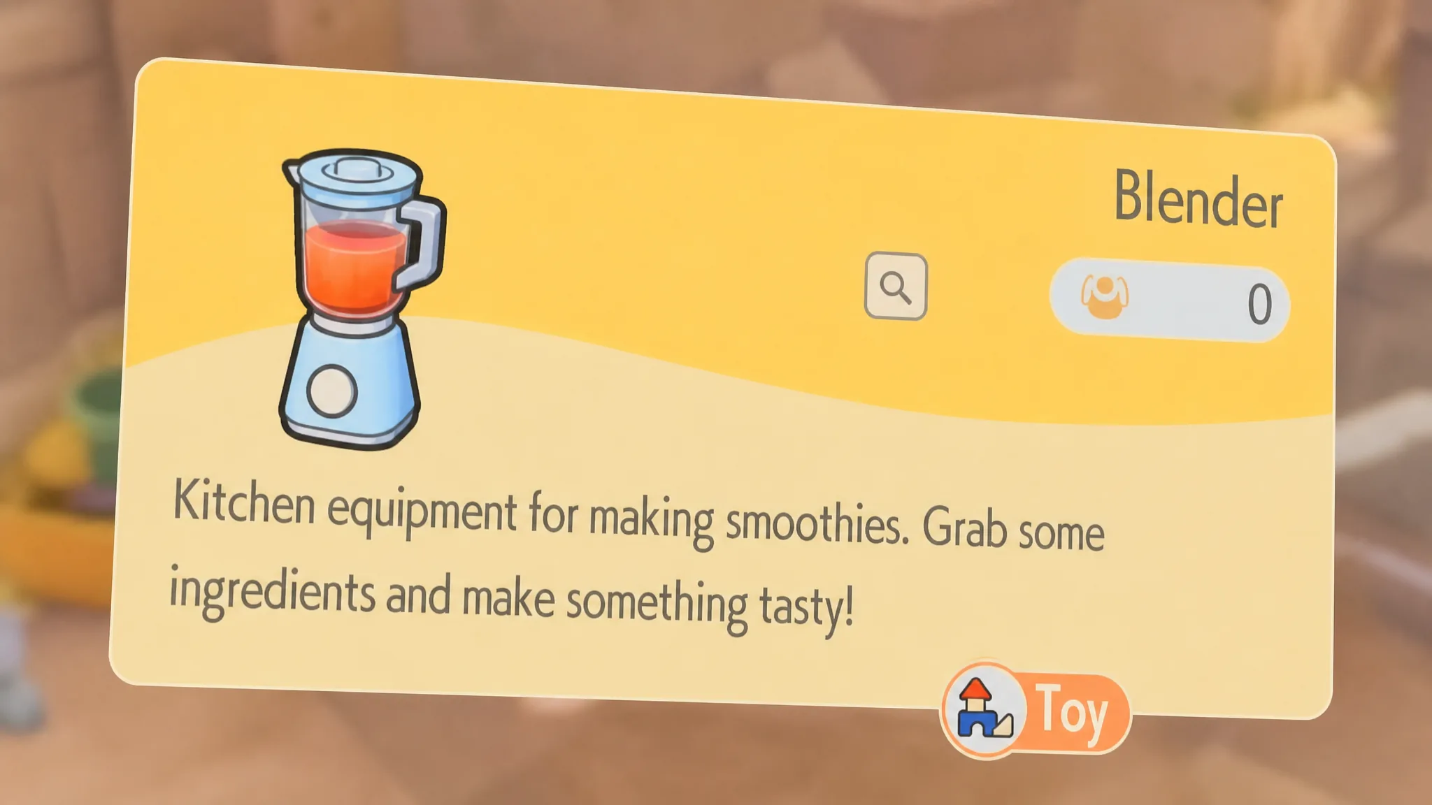 Blender in Pokopia