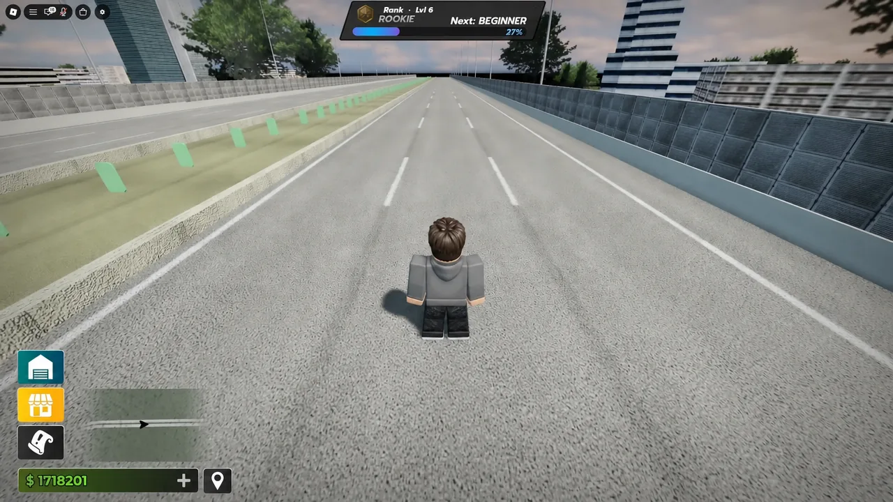 The limited Castellani Specchiera supercar driving at high speed on the highway