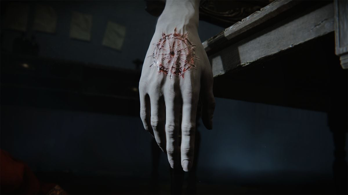 The Nail-Pierced Bloodsworn with silver nails driven through his body