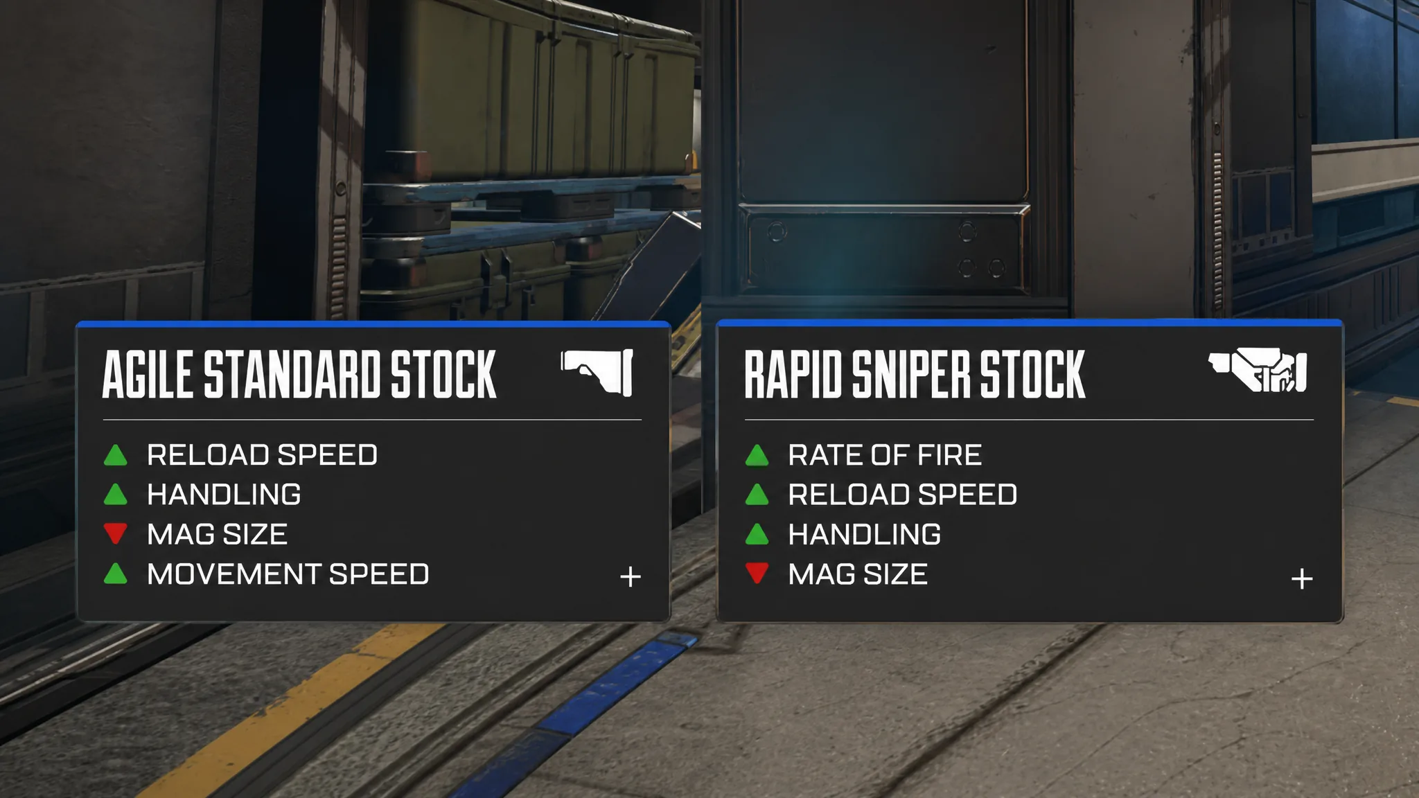 A selection of the new Corrupted Red Attachments in Apex Legends Season 30