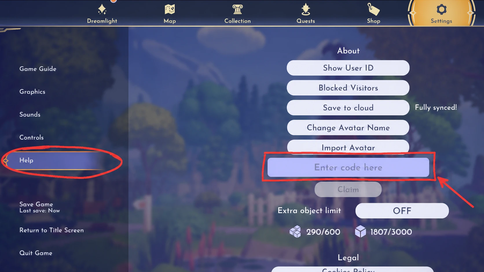 Go to the help option, and enter the copied code