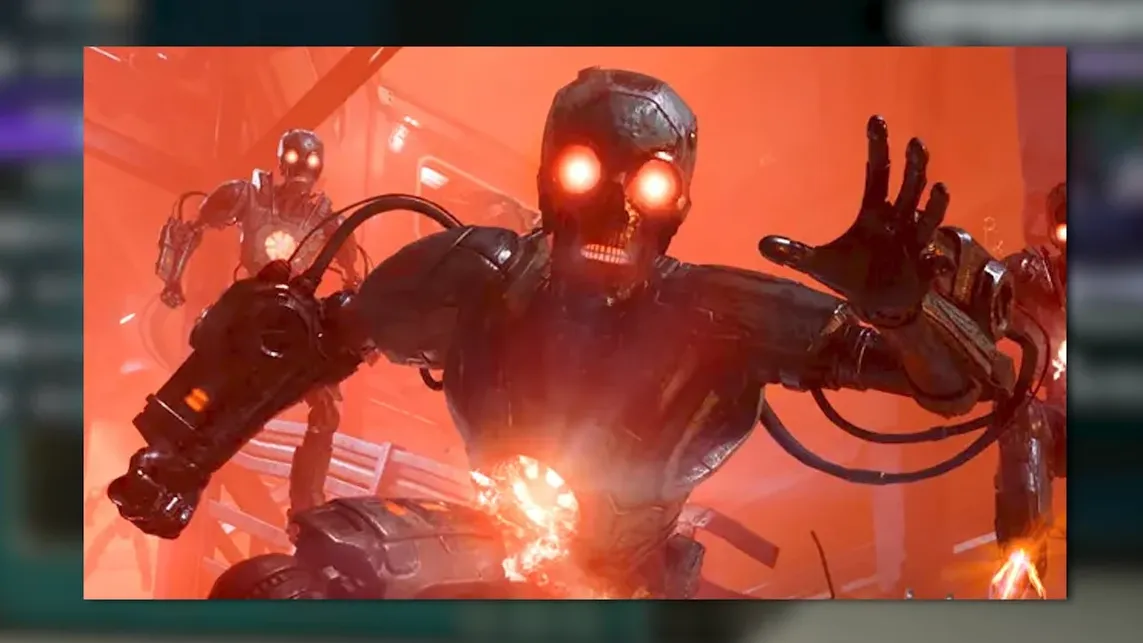 Klaus Core special enemy in a Black Ops 7 Zombies match