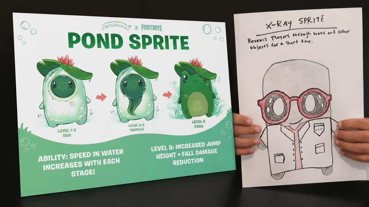 Design-a-Sprite Winners - Fortnite - 2