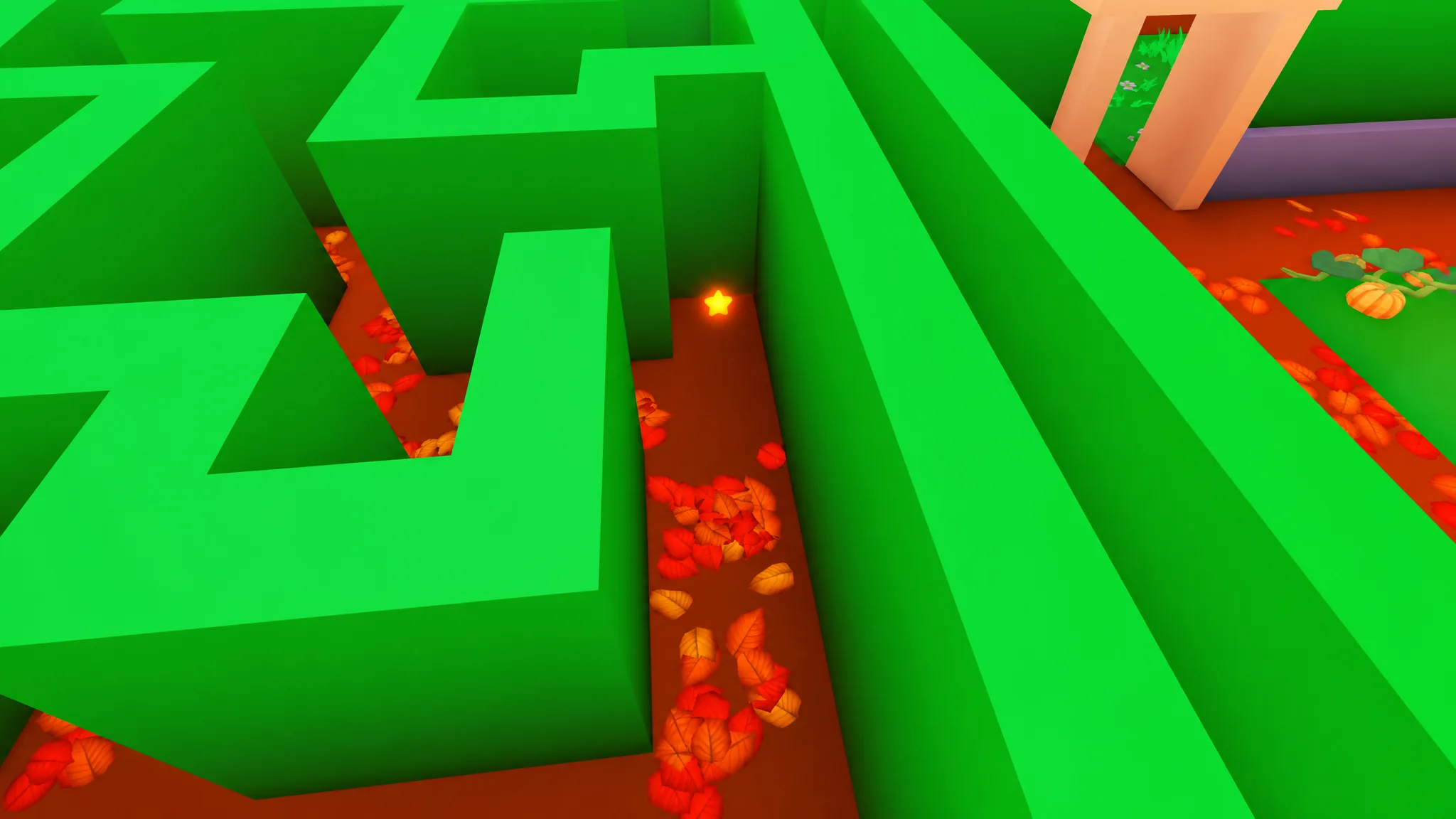 image showing the Secret Star inside the Hedge Maze