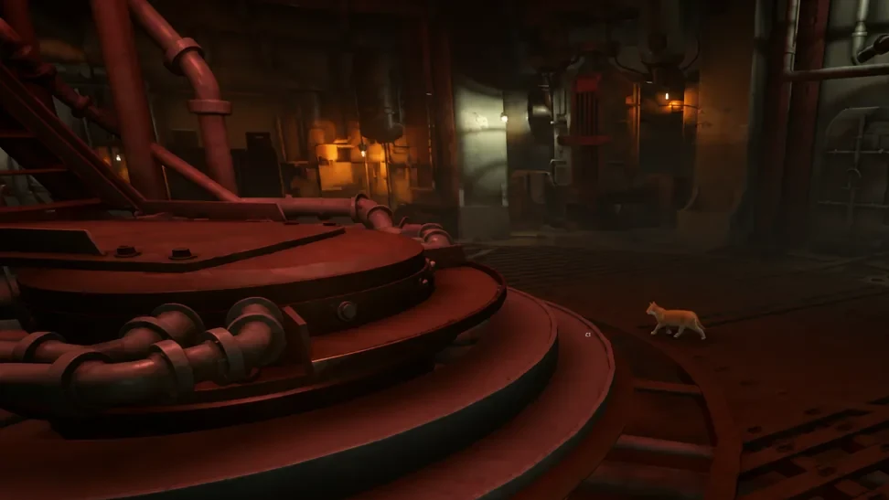 Cat roaming in the Iron Nest