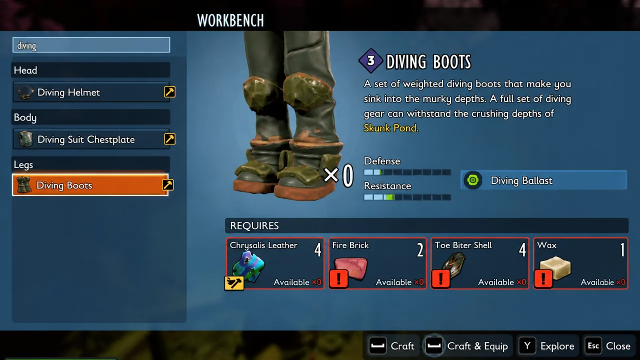 Grounded 2 Diving Armor Set (1)