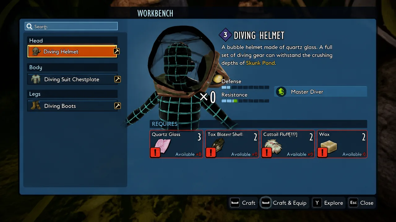 Grounded 2 Diving Armor Set (2)