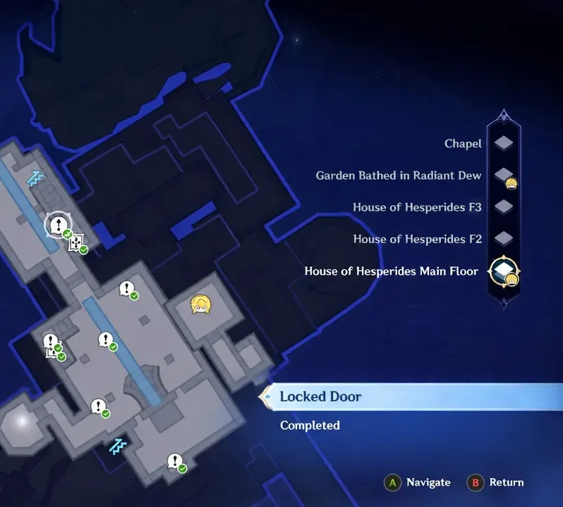 House of Hesperides Locked Door-1