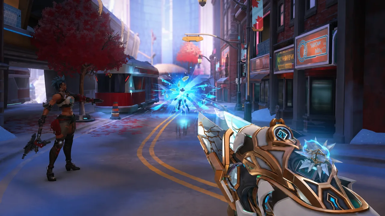 Sojourn Overwatch season 4 Mythic weapon skin