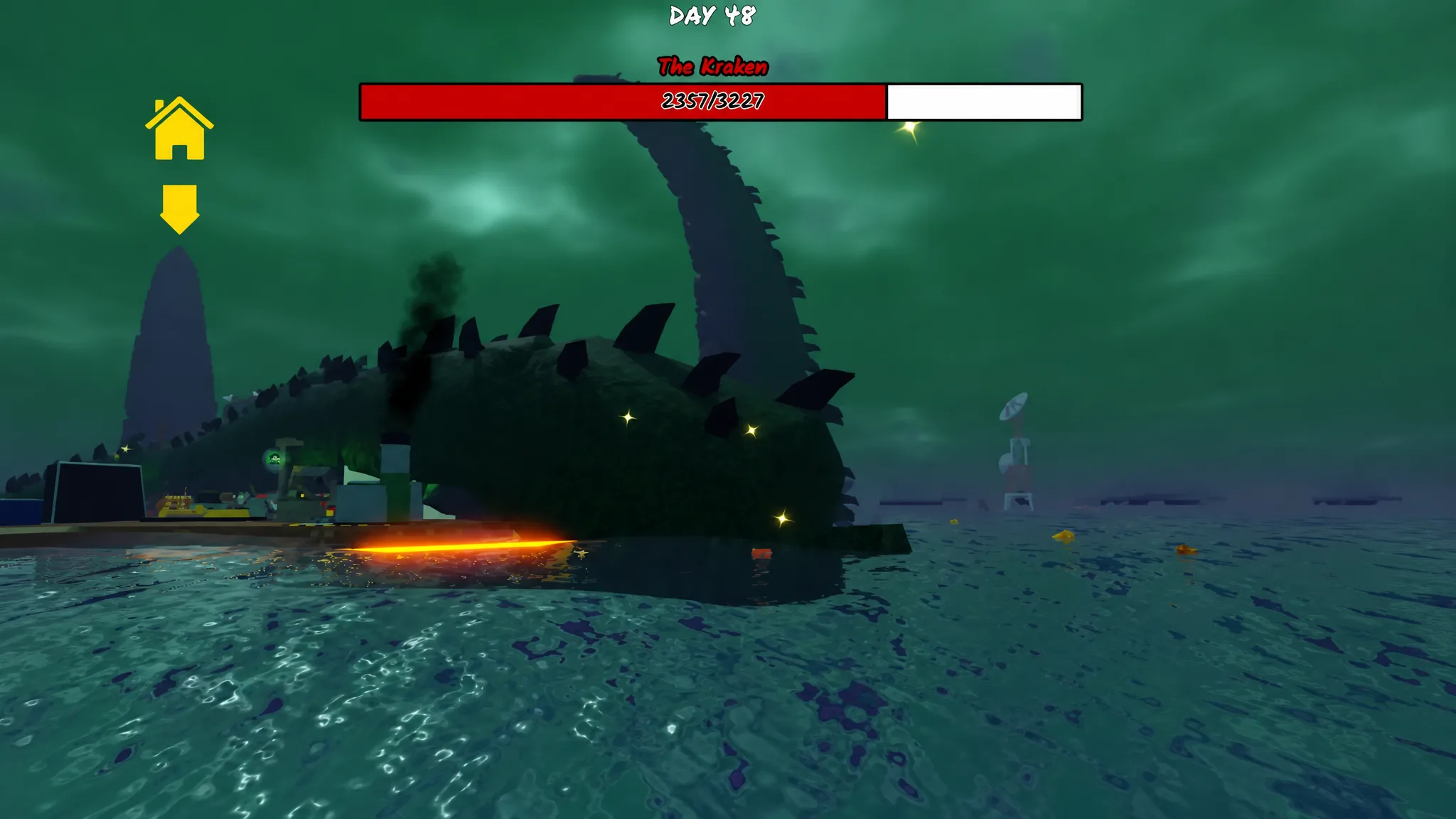 Kraken in 100 Days at Sea