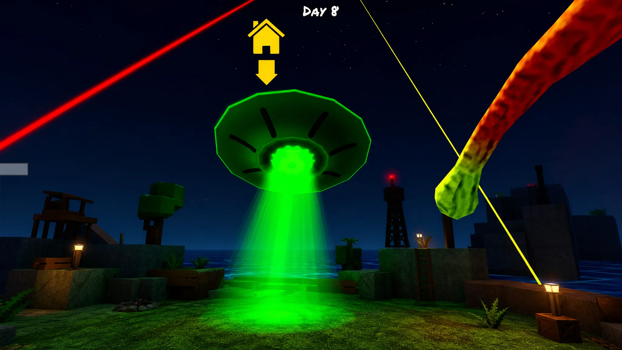 Alien Invasion in 100 Days at Sea