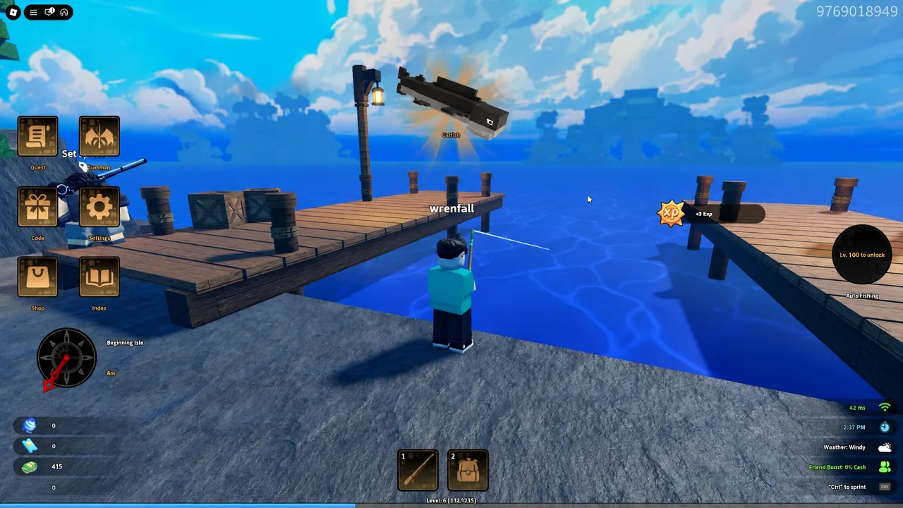 Orb interface in Heavyweight Fishing showing a passive orb tied to a single skill category