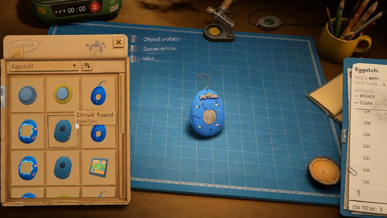 Fully repairing the Eggotchi unlocks a hidden family scene