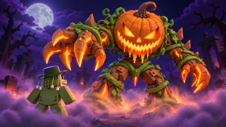 Artwork for the Halloween Dimension🎃 event in Steal An Egg
