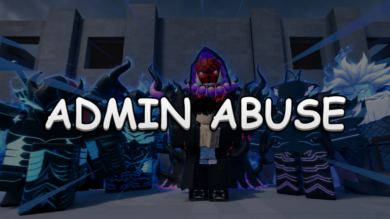 Artwork for the ADMIN ABUSE + RAIDS event in Roll Anime to Fight