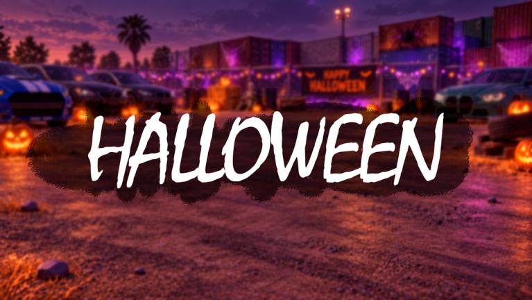 Artwork for the Halloween Update 🎃 event in Junk Mechanics