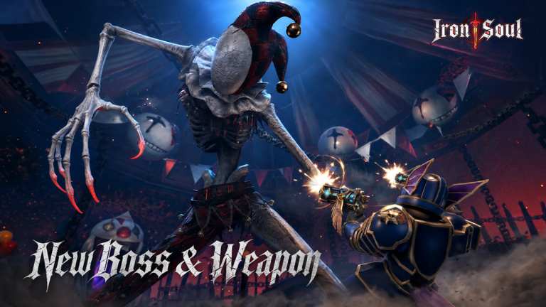 Artwork for the New Weapon: Dual Pistols event in Iron Soul: Dungeon