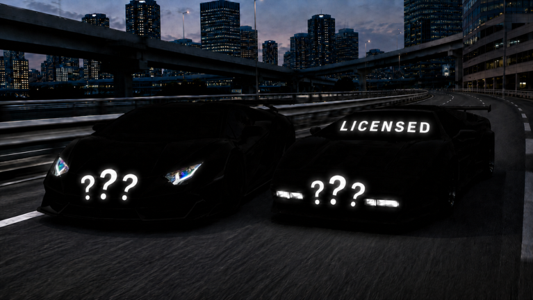 Artwork for the LICENSED CARS AND MAP event in Ghost Driver