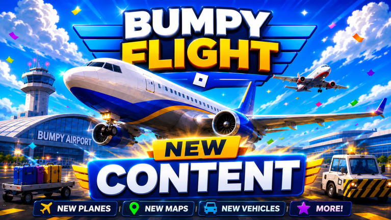 Artwork for the BIG UPDATE! event in Bumpy Flight