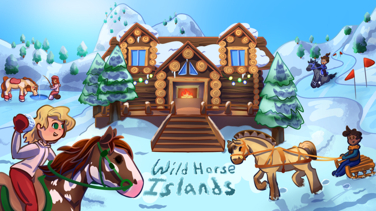 Artwork for the Holiday Event event in Wild Horse Islands