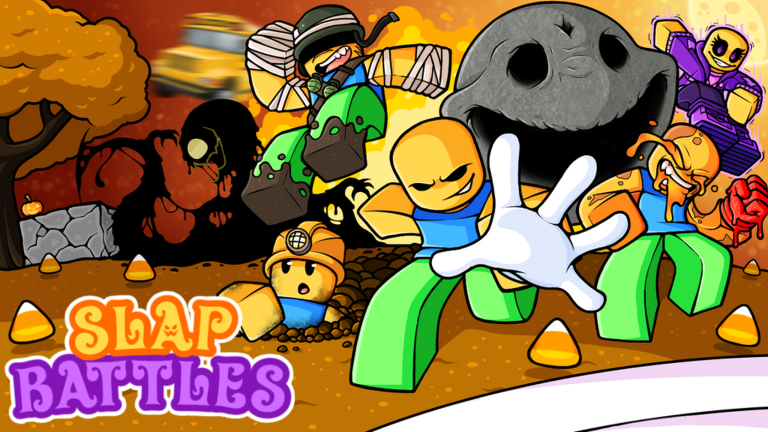 Artwork for the Halloween event in Slap Battles