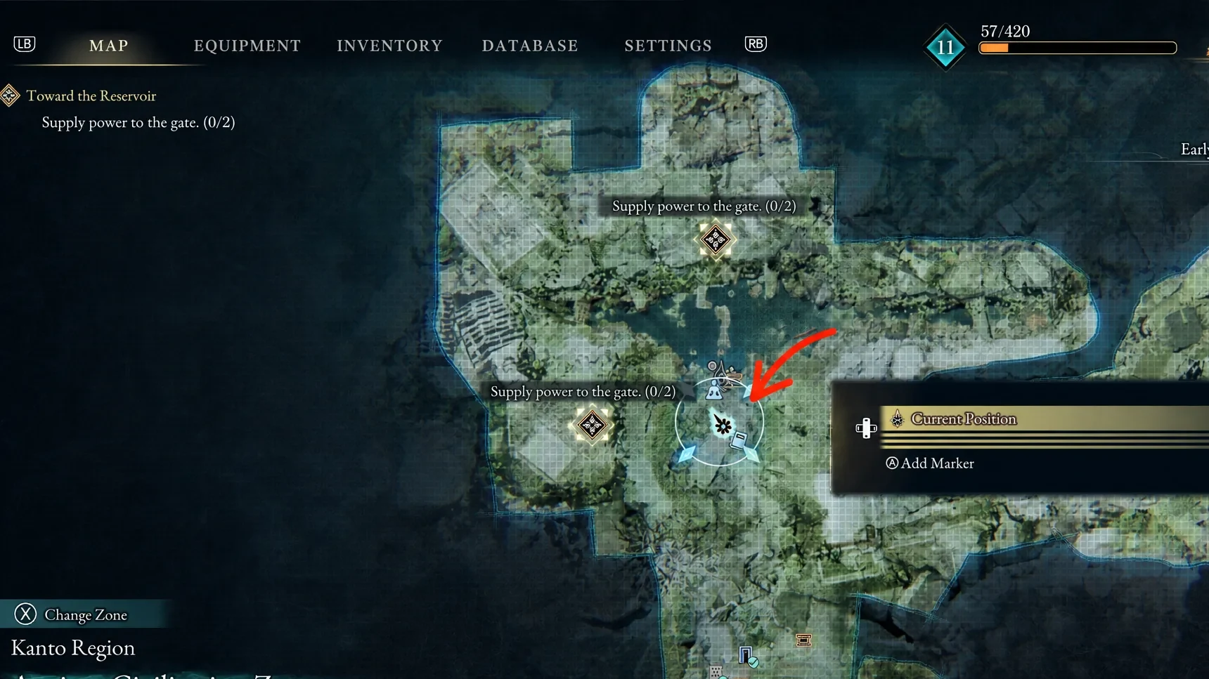 Where to find the Golem who tells you about the power generators in Beast of Reincarnation
