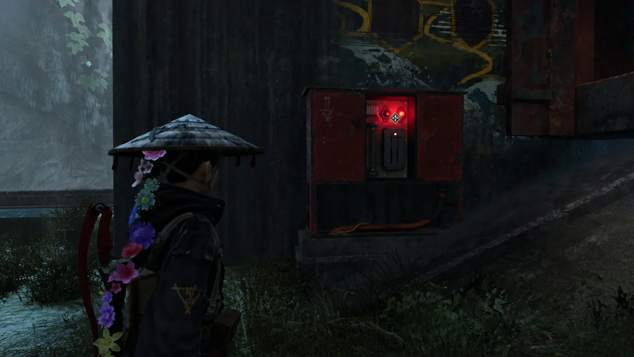 Emma is shown interacting with a lever in Beast of Reincarnation