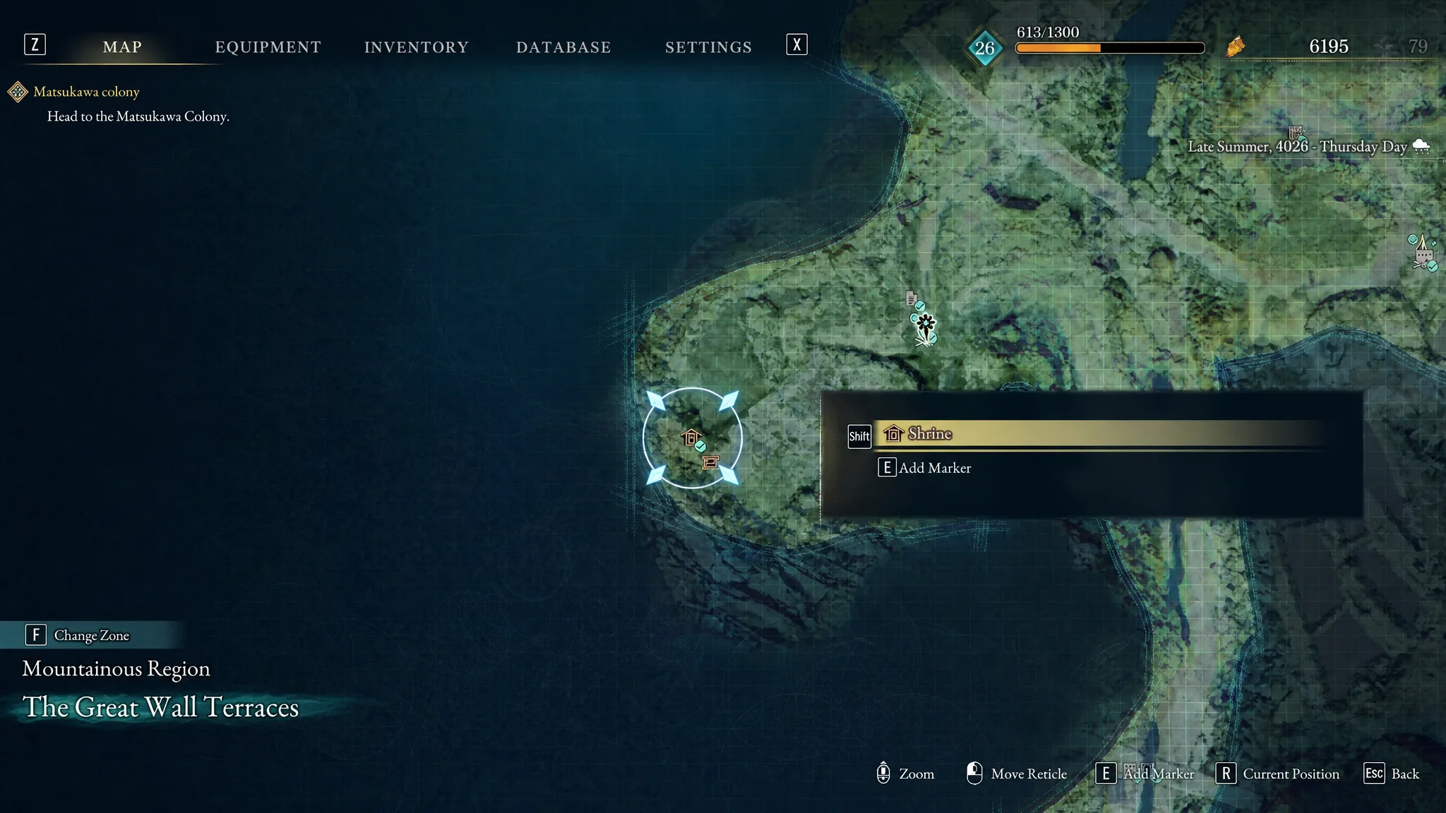 The location of a Dragon Vein Shrine is shown on the map in Beast of Reincarnation