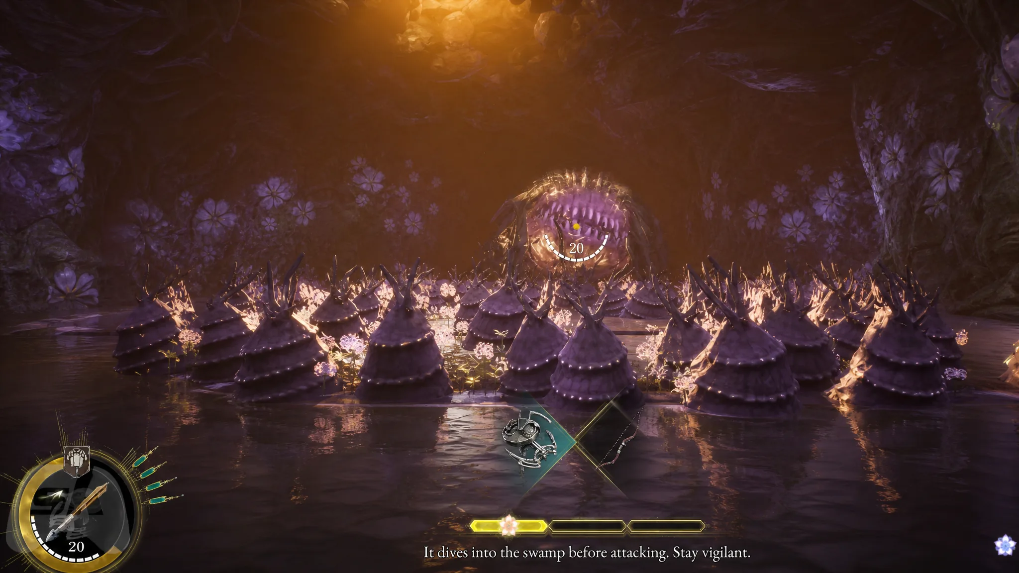 Emma parrying Lacerta during the second-phase blight state