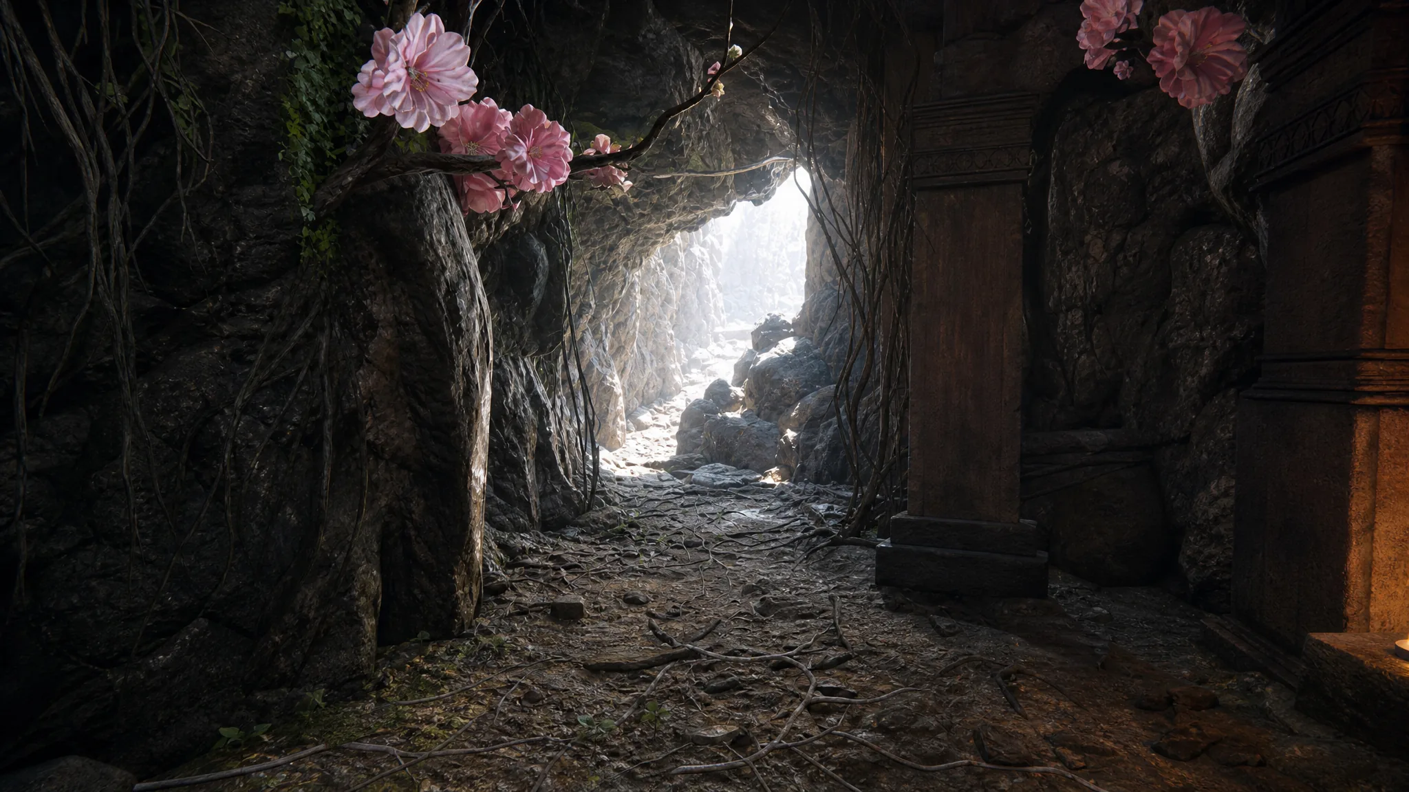The Chapter 5 cave exit is shown in Beast of Reincarnation
