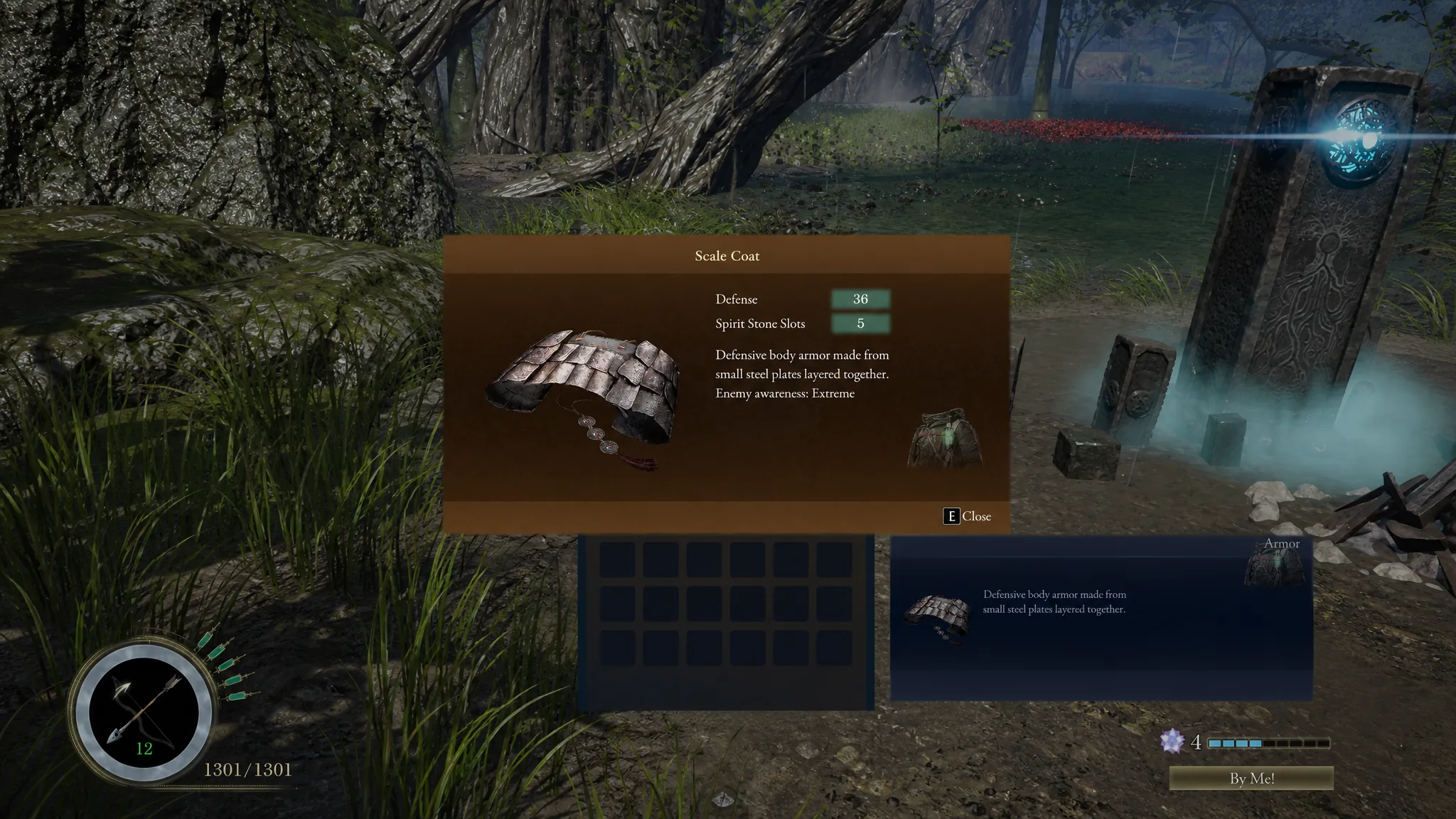 The Scale Coat armor is shown in Beast of Reincarnation