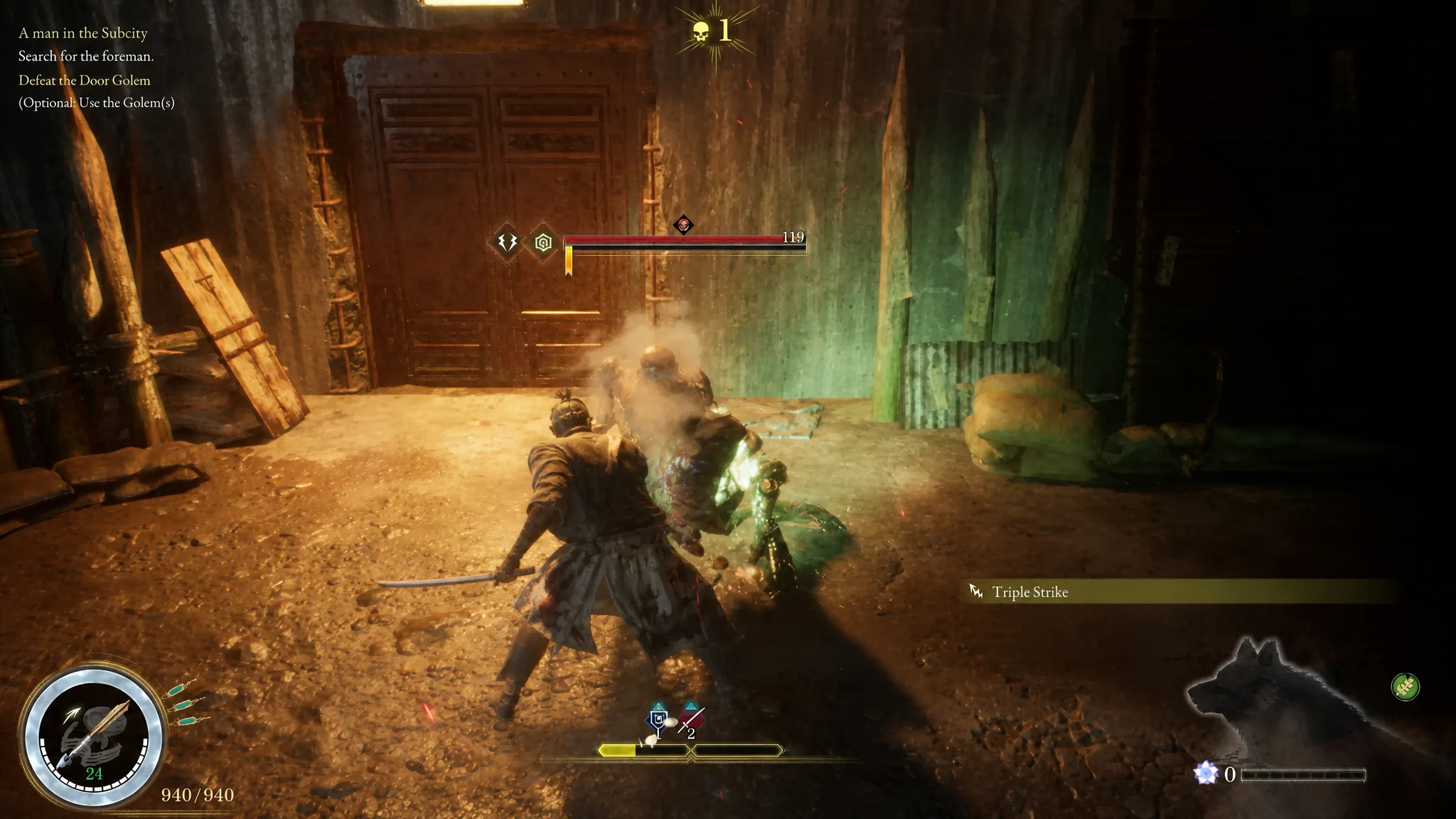 The Door Golem bond in Beast of Reincarnation