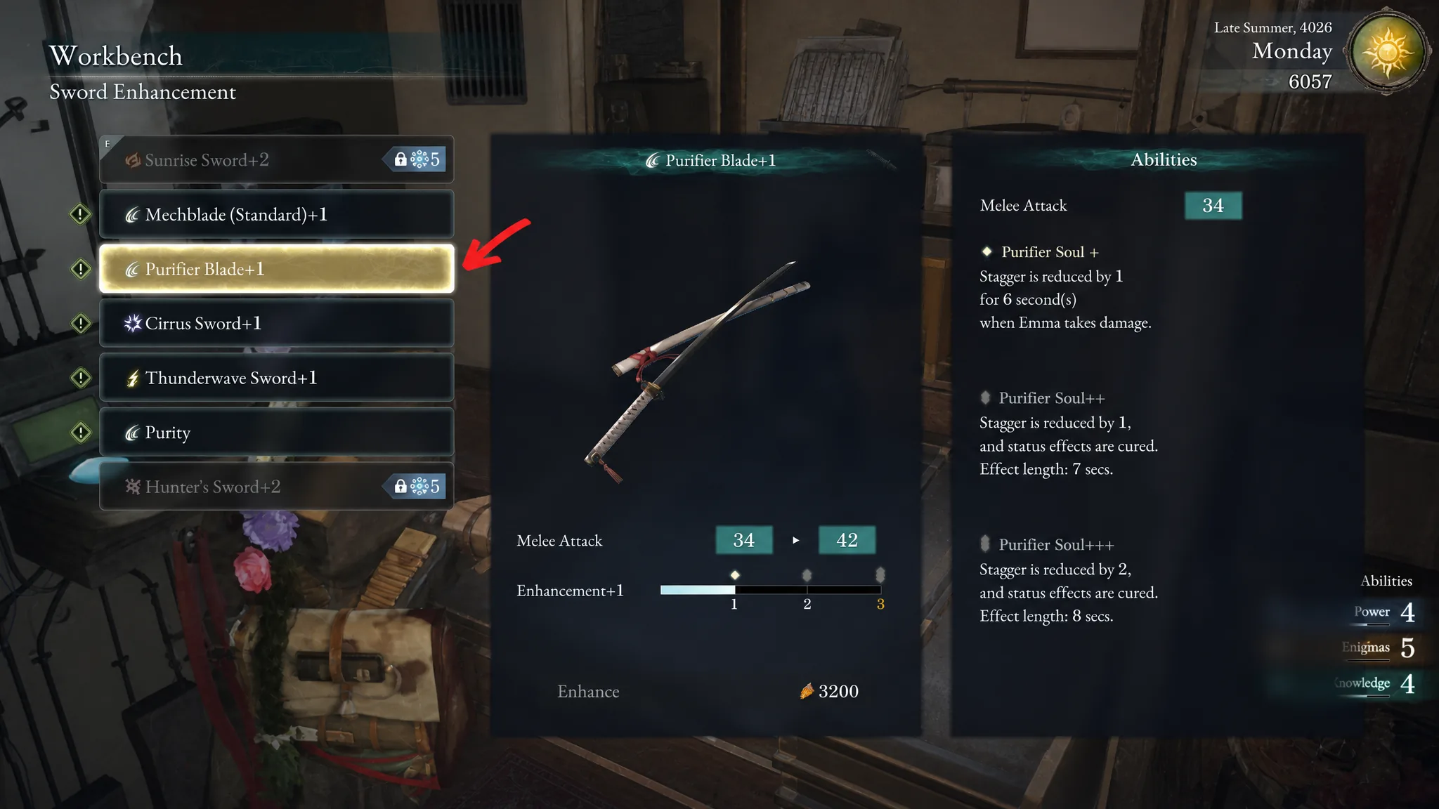 The Purifier Blade in Beast of Reincarnation is shown
