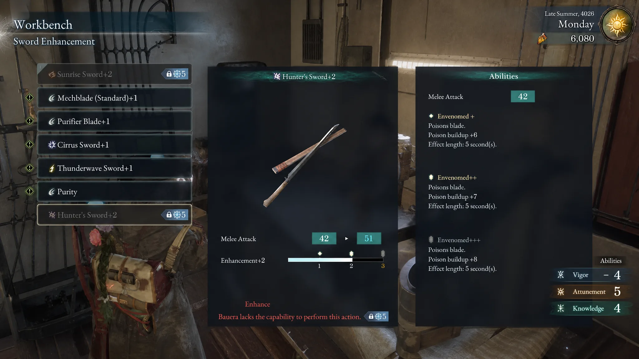 The Hunter's Sword in Beast of Reincarnation is shown