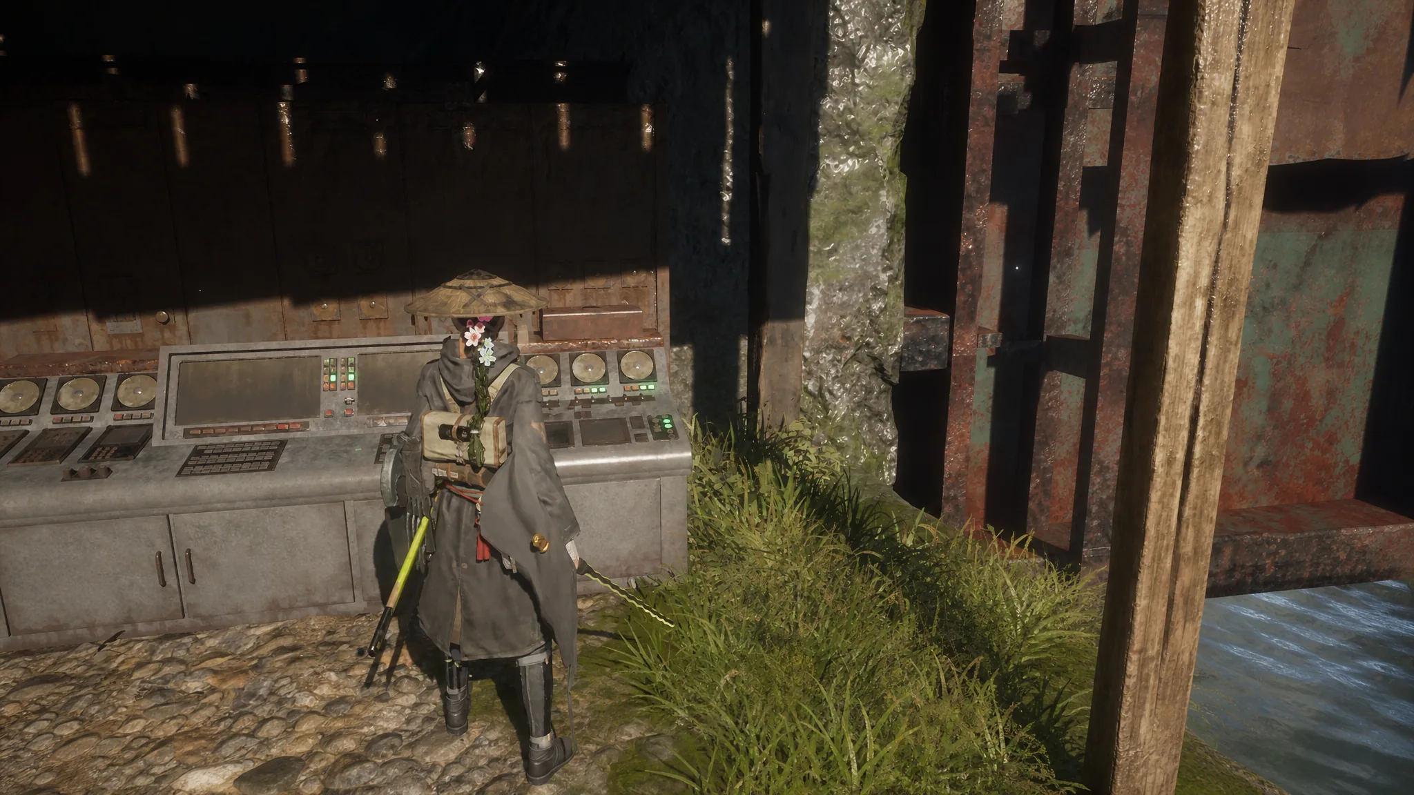 The control panel to open the first gate in Beast of Reincarnation