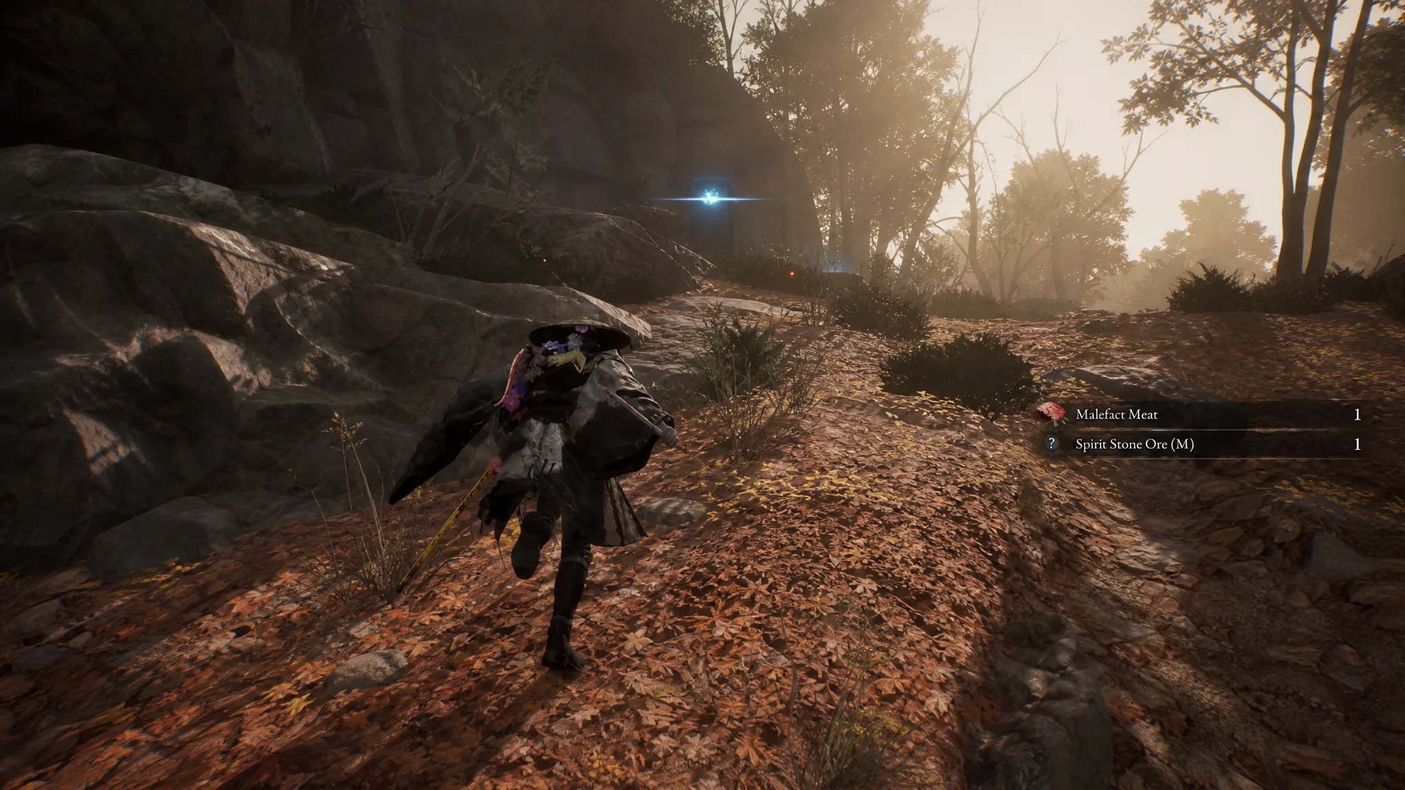 Resting at the camp before the boss fight