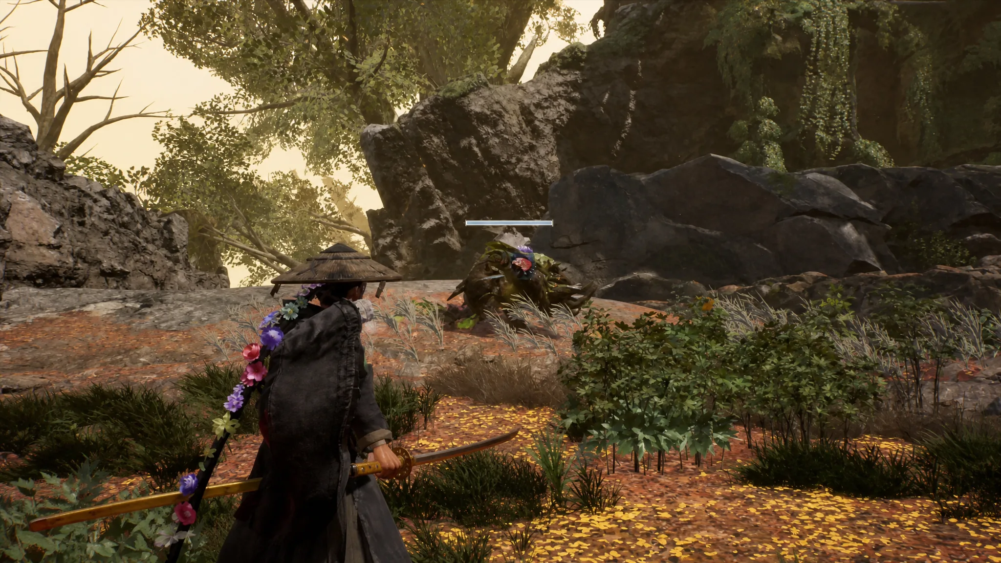 Emma and Coo fighting malefacts on the way to the tower