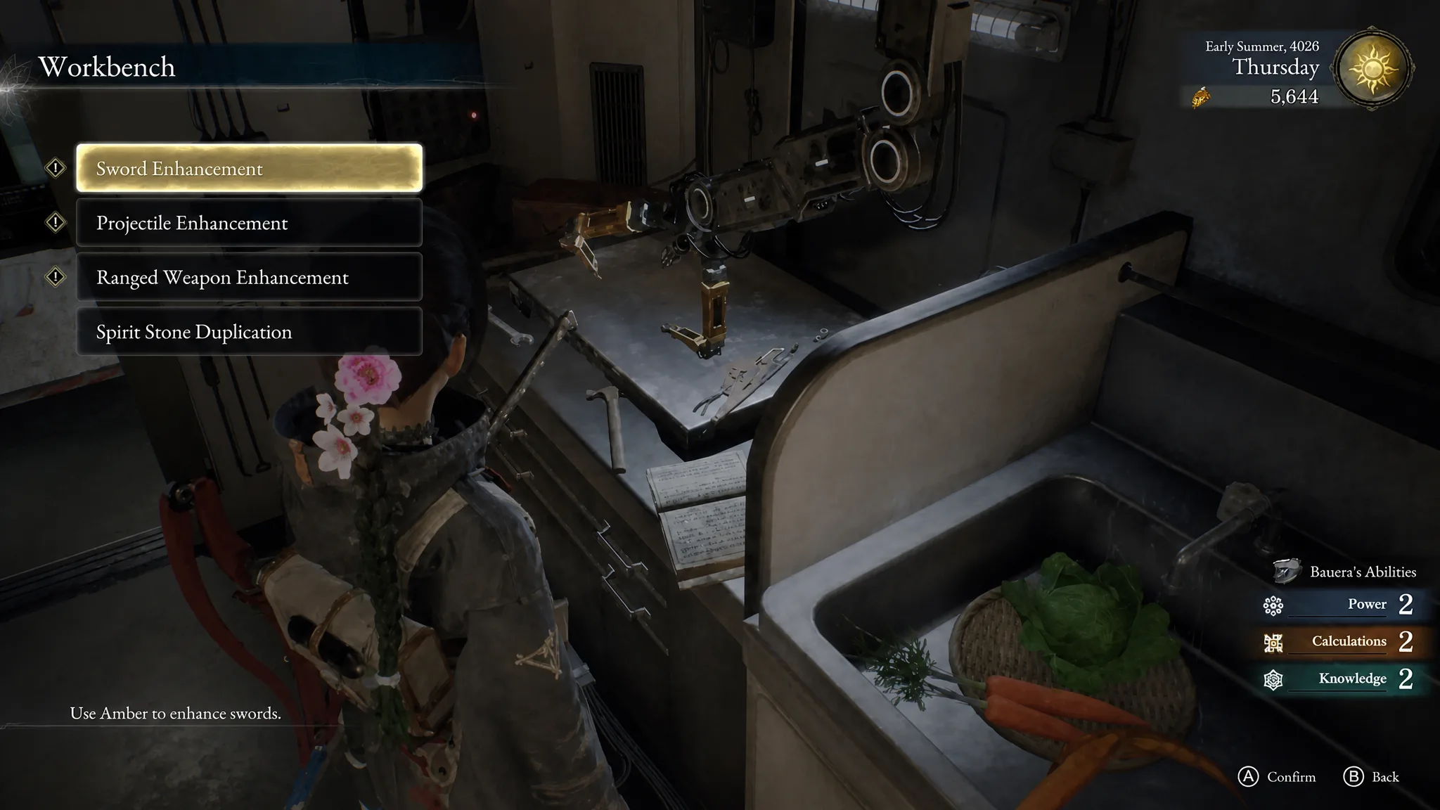 Workbench inside the Cleanse Walker in Beast of Reincarnation