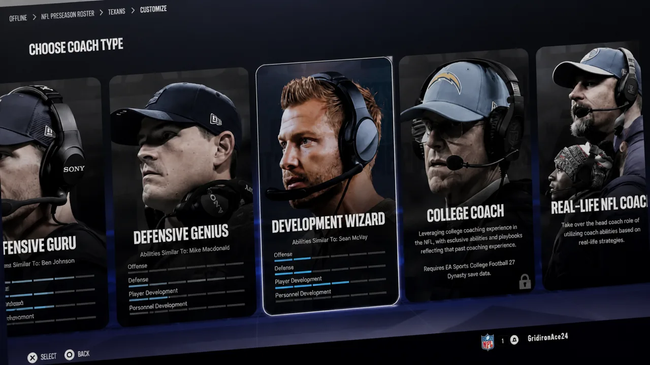 Development Guru in Madden NFL 27