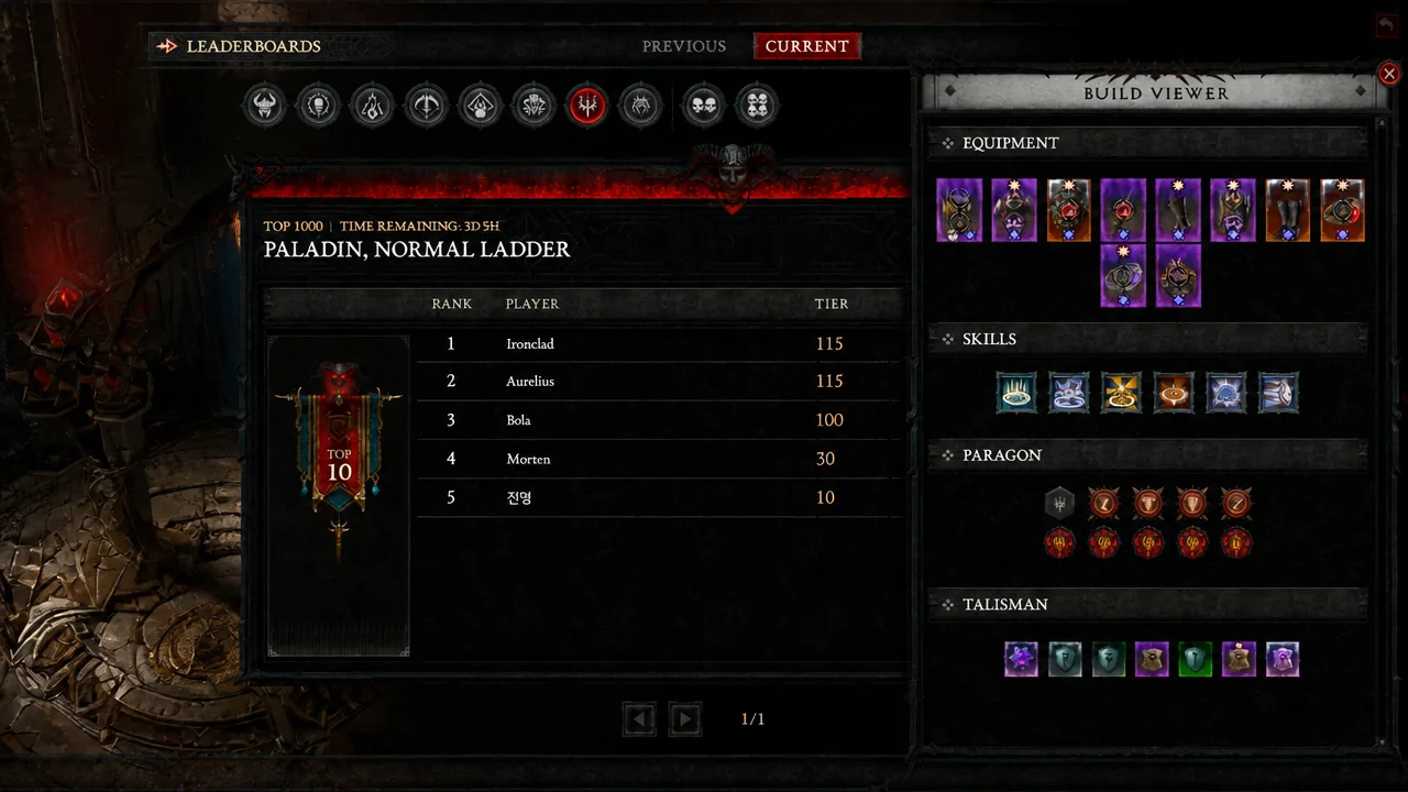 Whirlwind Barbarian spinning through a pack of demons in Diablo 4