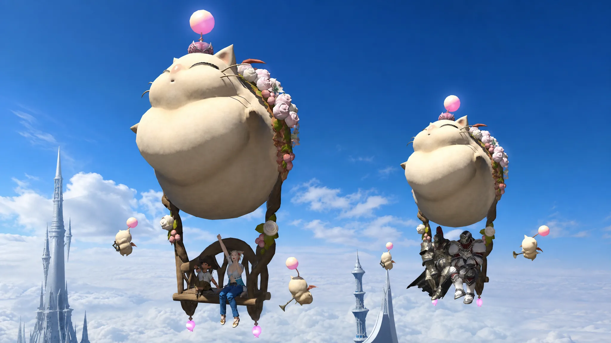 Fat Moogle balloon mount