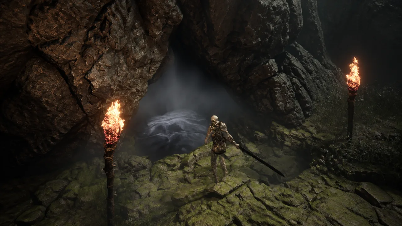 Combat inside the Ravaged Hideout dungeon before claiming the sidearm